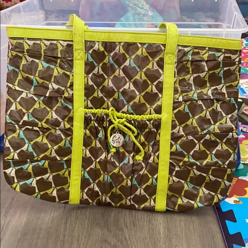 Vera Bradley Frill series retired pattern tote